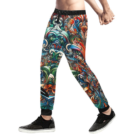 Swirl - "Psychedelic Pulse" Casual Joggers